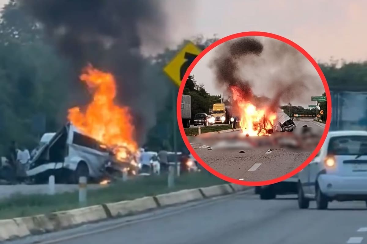 Sube a 16 el número de víctimas mortales en accidente de carretera Mérida-Campeche; autoridades inician proceso de identificación