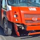 Choque en Hermosillo entre camión urbano y vehículo sedán deja a tres personas lesionadas
