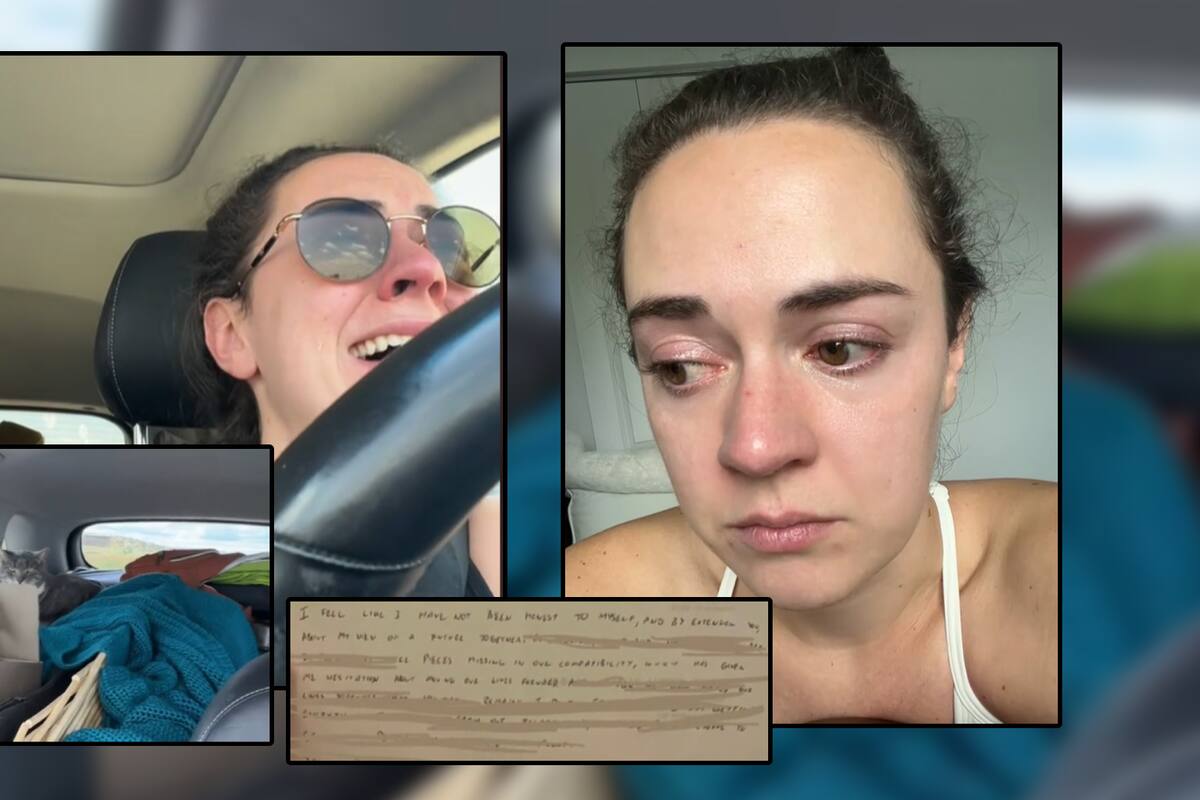 Gastó todos sus ahorros y abandonó sus estudios para mudarse con su novio a otro estado, pero él la dejó escribiéndole una carta: “Somos incompatibles”