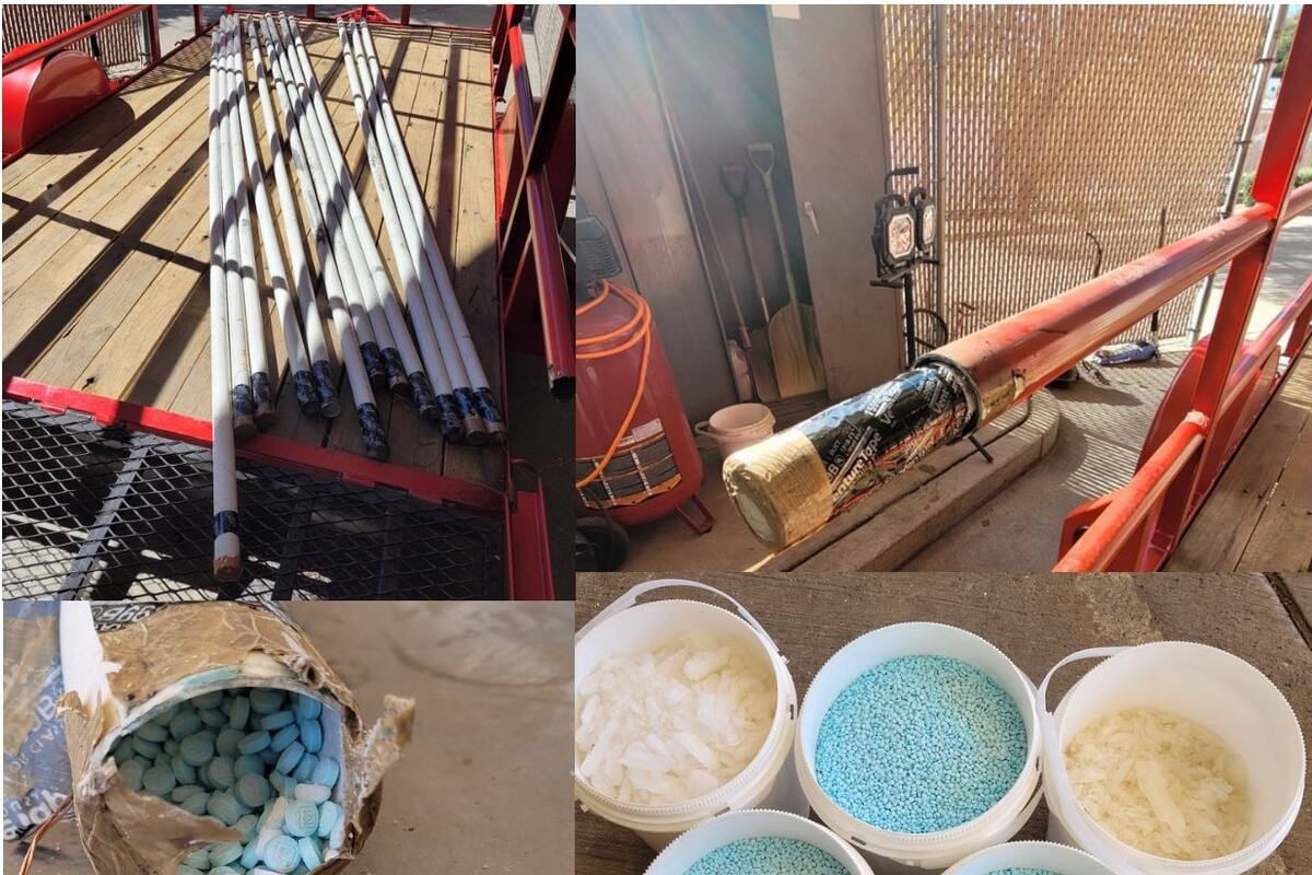 Incautan cargamento de fentanilo y “crystal” en la garita de Nogales