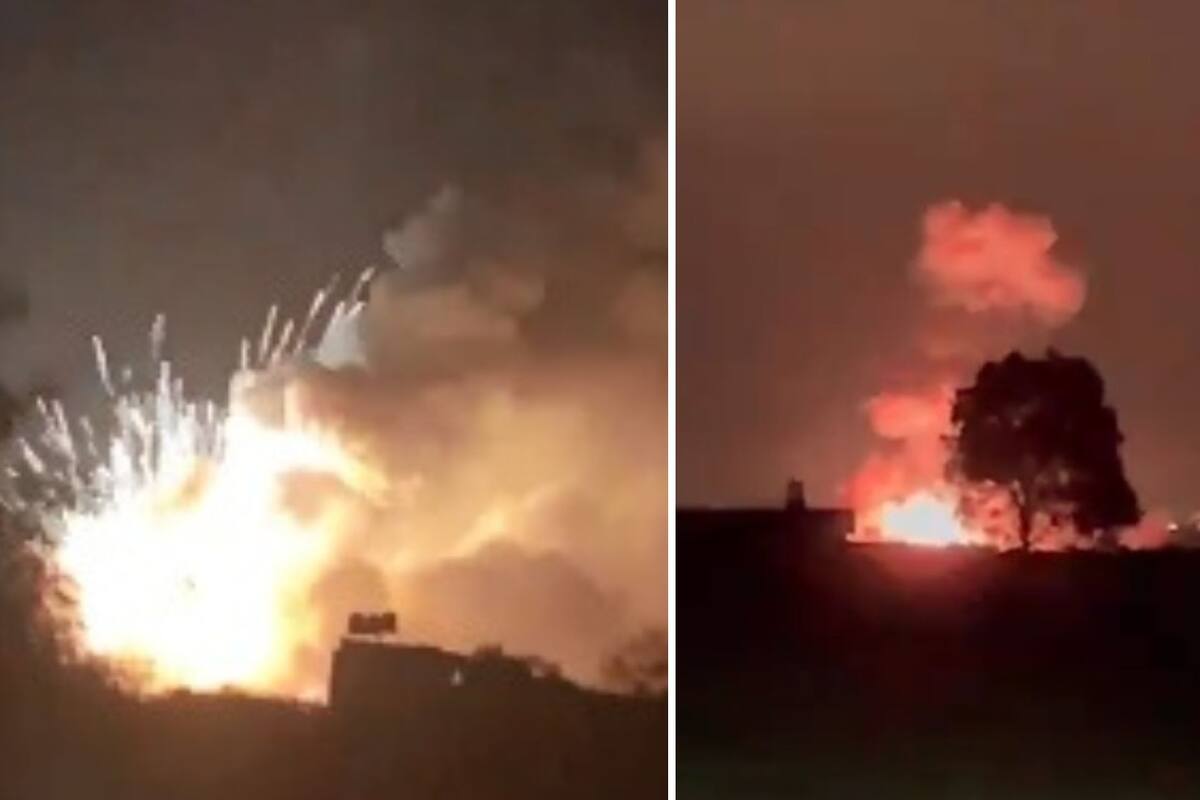 Videos: Explosión de polvorín sacude la comunidad de Peñuelas, Irapuato