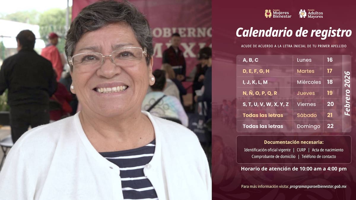 Durante este mes se abrió el registro para nuevos beneficiarios a la Pensión de Bienestar