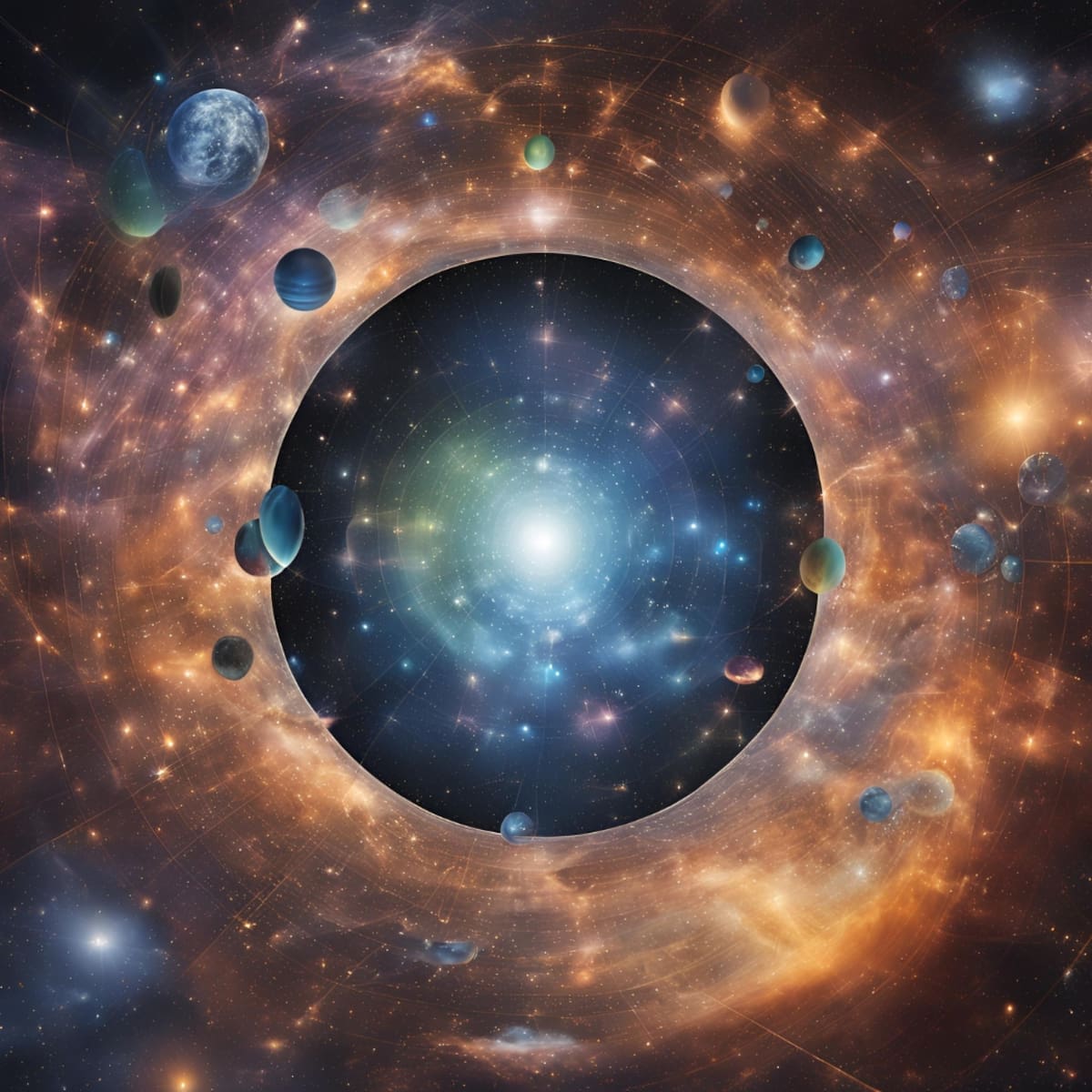 Salto cuántico. Foto: Hecha con IA