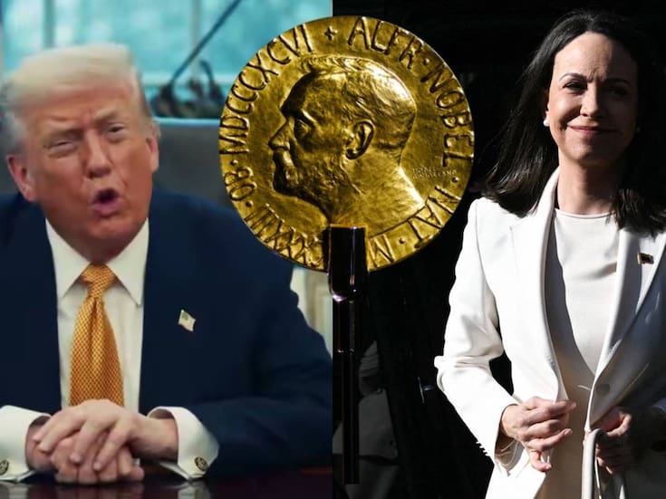 ¿María Corina Machado entregó la medalla del Nobel de la Paz a Donald Trump? Ella responde y el Nobel Price Center también envió una advertencia tras viralizarse la noticia