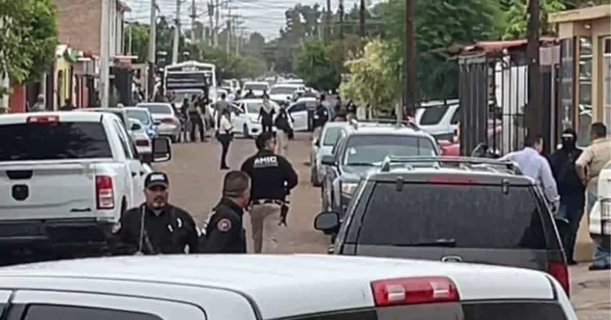 Enfrentamiento armado en Ciudad Obregón.