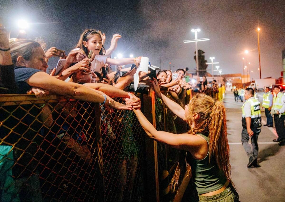 Shakira fue recibida con cariño en Perú  / Instagram @shakira