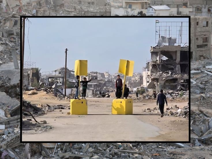 “El mundo cree que el alto al fuego está en vigor. Pero nosotros todavía estamos viviendo fases de guerra”: Palestinos denuncian que la “línea amarilla”, un límite fronterizo impuesto por Israel, se mueve reduciendo el territorio gazatí