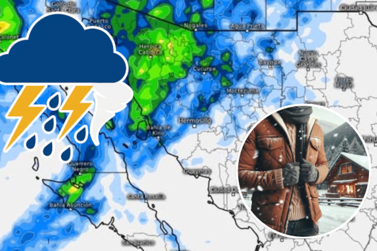 Frente frío traerá nieve, granizo y temperaturas cercanas a los 0°C en Sonora: autoridades alertan por vientos de hasta 70 km/h y lluvias eléctricas del 14 al 16 de noviembre