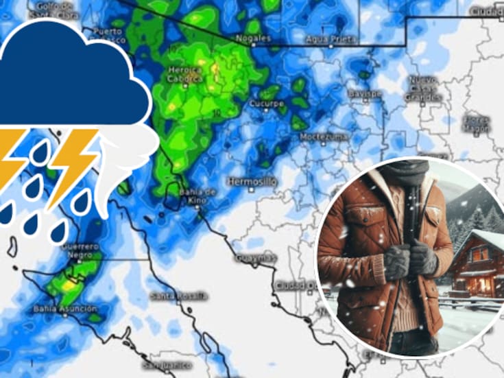 Frente frío traerá nieve, granizo y temperaturas cercanas a los 0°C en Sonora: autoridades alertan por vientos de hasta 70 km/h y lluvias eléctricas del 14 al 16 de noviembre