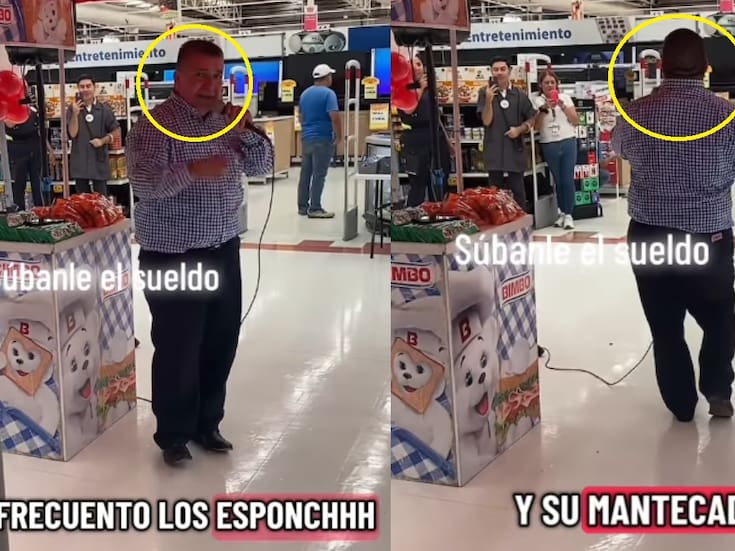 “Nos dio voz, nos dio sentimiento, nos dio letra”: promotor de Bimbo se vuelve viral por ponerse a cantar en un supermercado