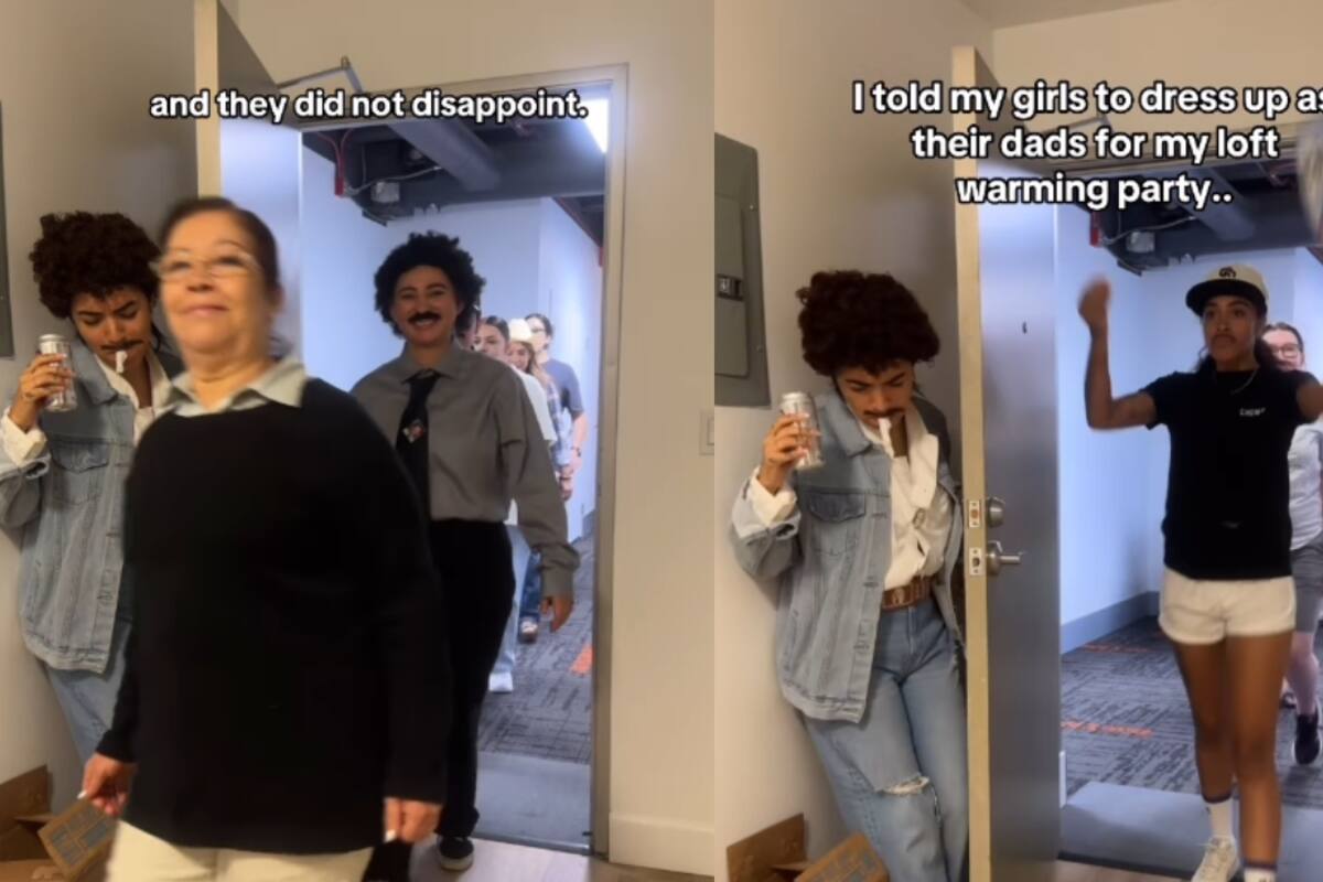 Un grupo de amigas se vuelve viral al hacer el trend de vestirse como sus padres