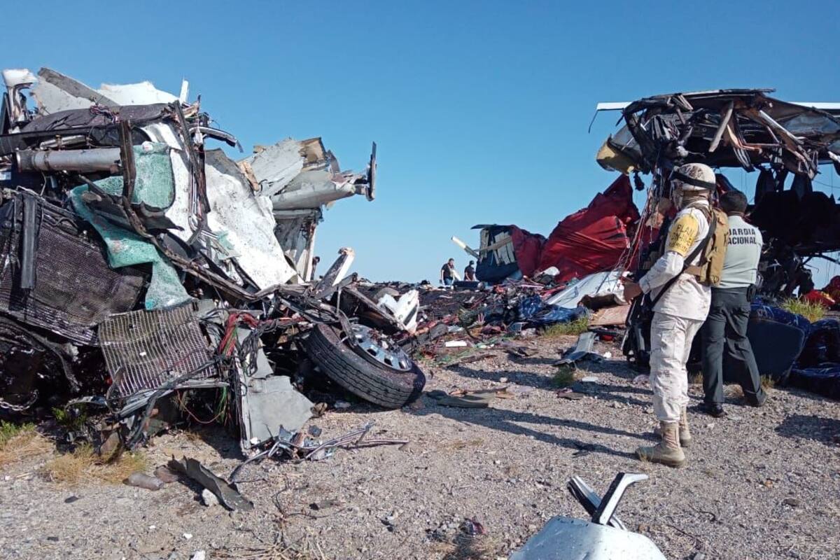 Choque Sonoyta-SLRC: Pasajeros de autobús viven una pesadilla en la carretera tras accidente
