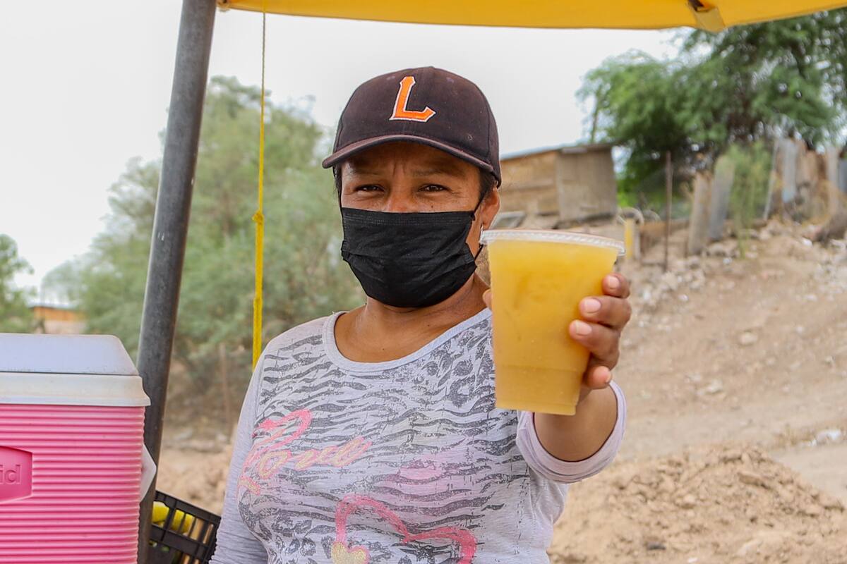 “Hace un verdadero calor, pero con un buen tejuino se olvida”