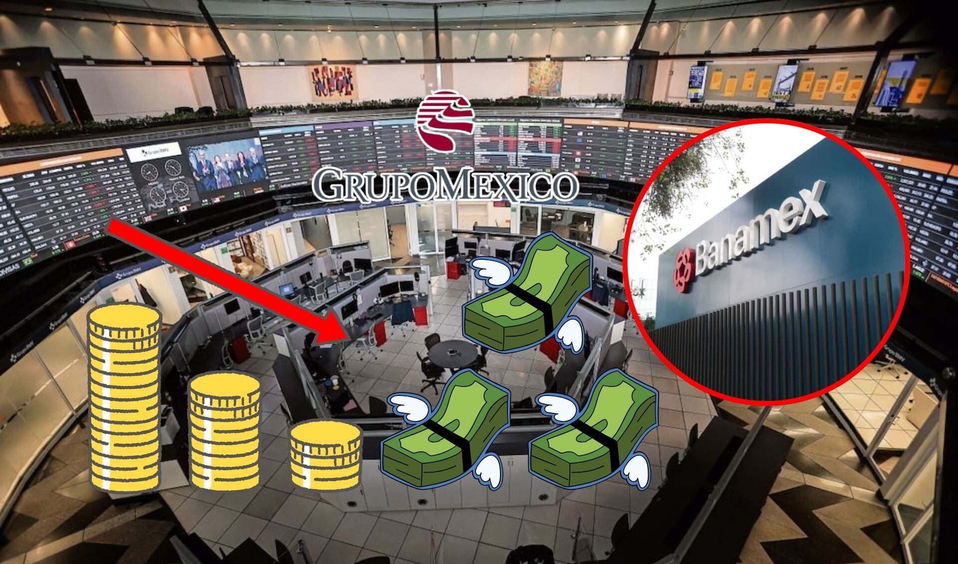¡Impacto en la Bolsa! Oferta de Grupo México por Banamex hunde sus propias acciones