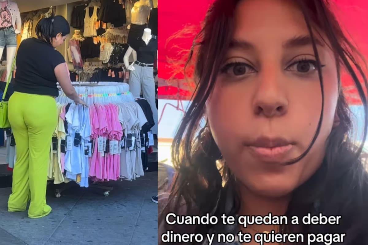 “Ahí anda viendo otra ropa y nada más se anda haciendo mensa” Vendedora encara a una clienta que presuntamente le quedó debiendo dinero y el momento se vuelve viral en redes sociales