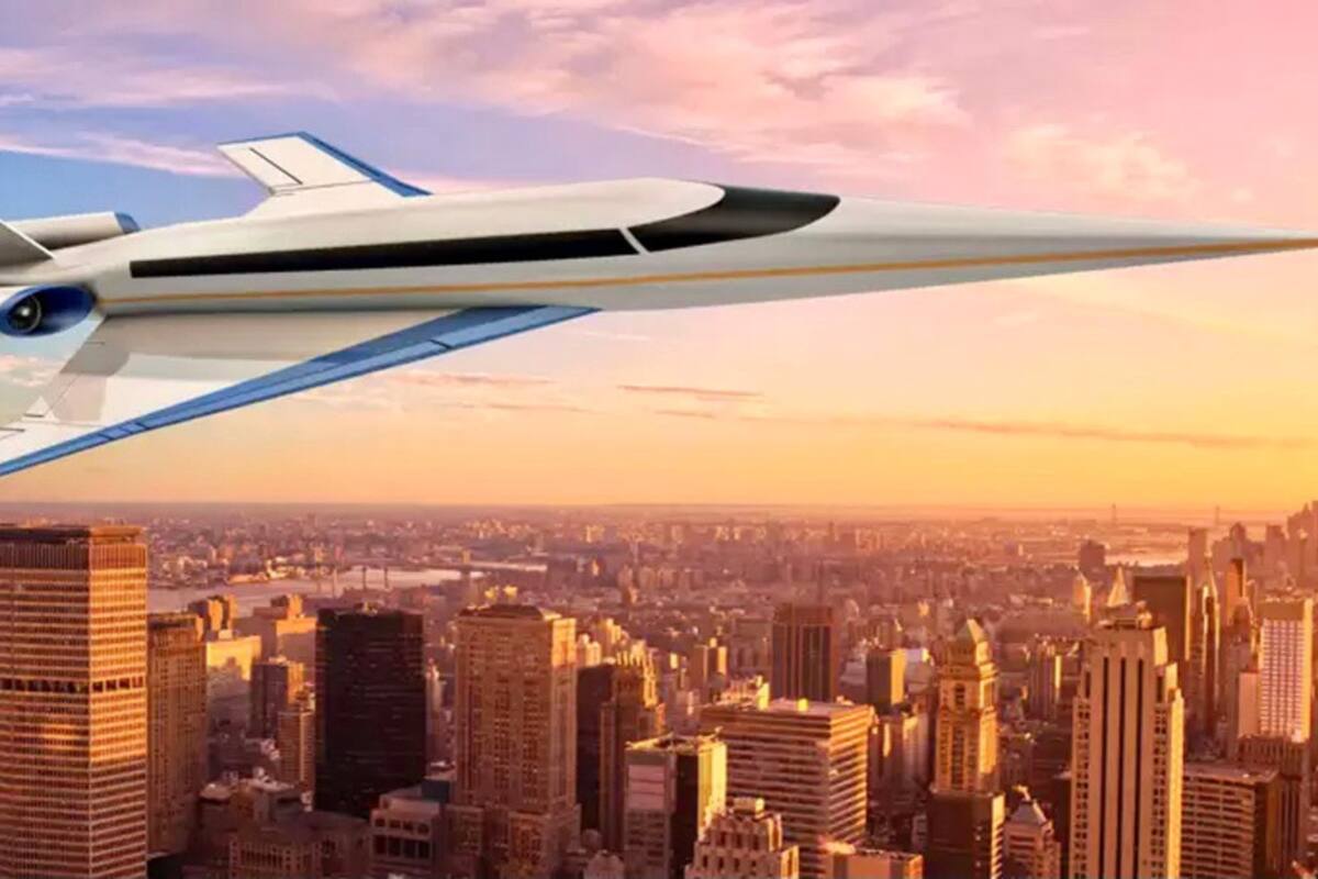 El avión supersónico S-512 que volará de Londres a Nueva York en menos de dos horas