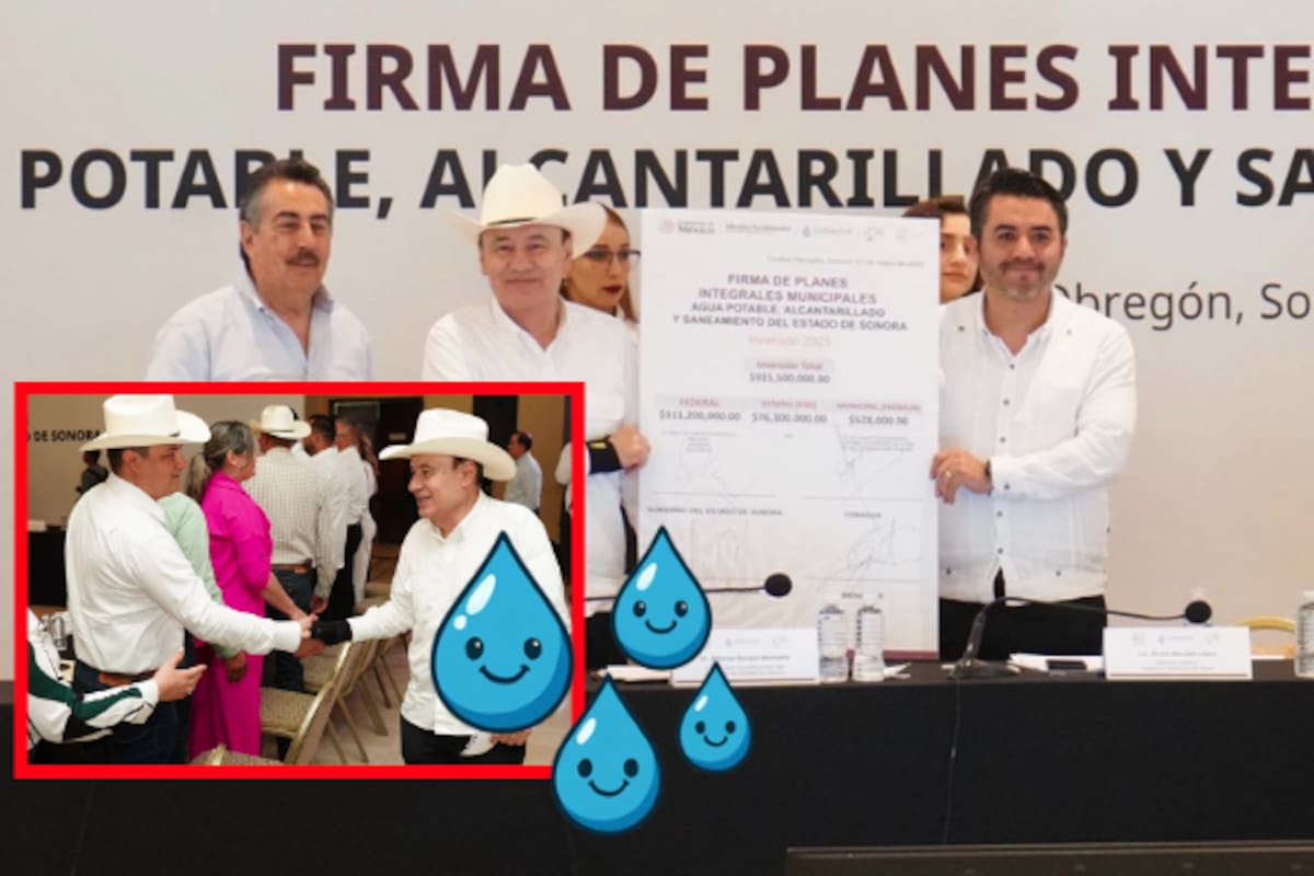 Alfonso Durazo anuncia millonaria inversión para combatir crisis de agua en Sonora