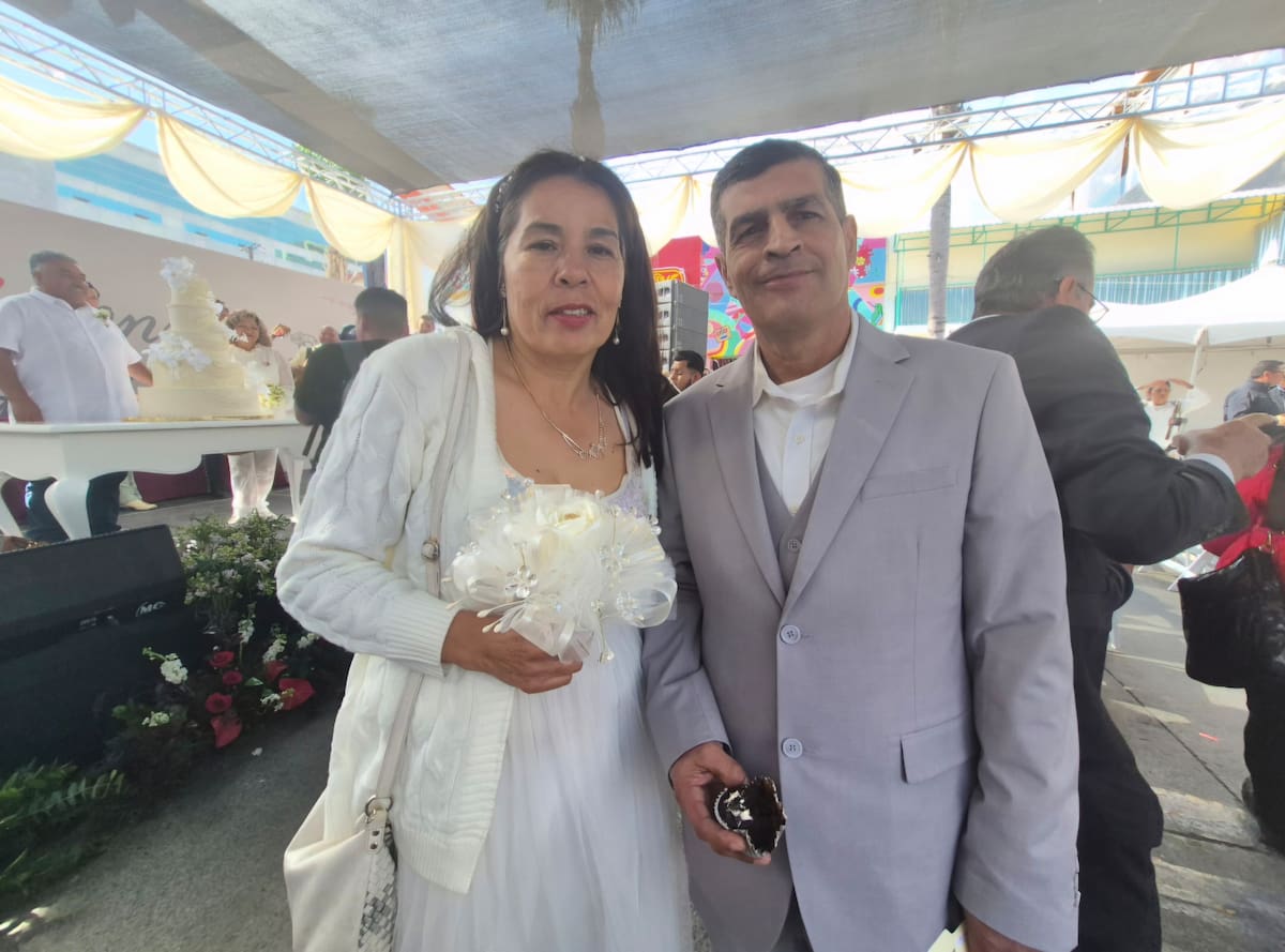 Historias de años convergen en la campaña de Matrimonios Colectivos 2026 durante este 14 de febrero. Foto: Michelle Castillo