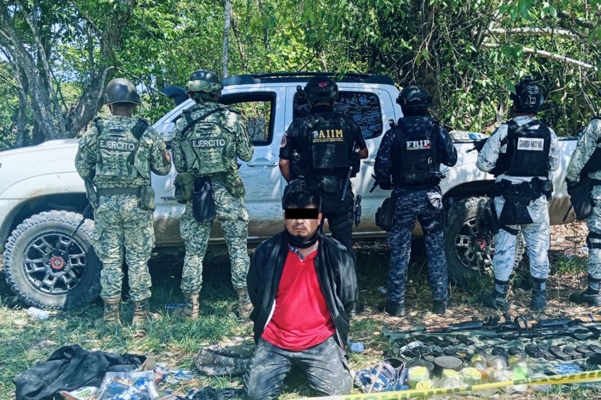 Agreden a fuerzas de seguridad en Frontera Comalapa; detienen a dos presuntos atacantes