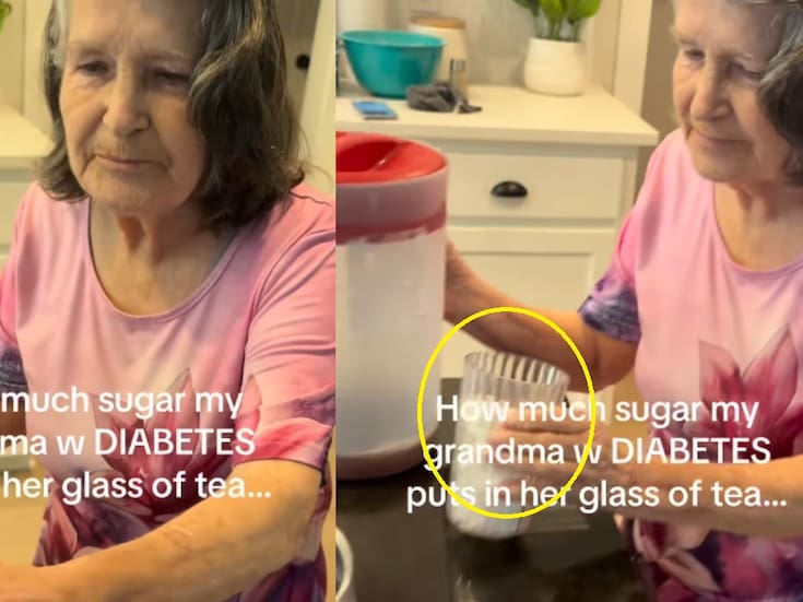 “Lo más impactante es que es diabética”: joven revela la cantidad de azúcar que su abuela pone en su té