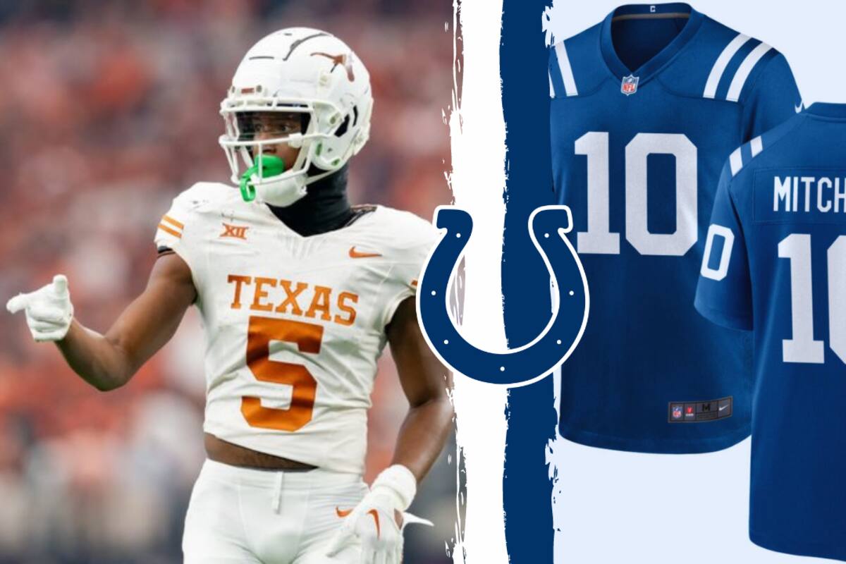 NFL: Adonai Mitchell se lleva el #10 de los Colts por la cantidad de receptores que fueron seleccionados antes que él