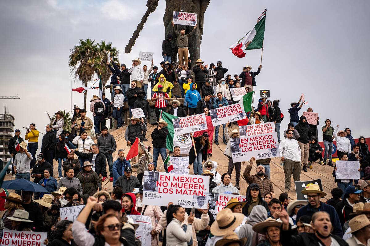 Salen a la calle a manifestarse contra la inseguridad