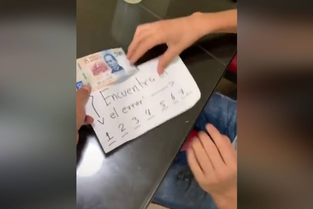 ¿Puedes encontrar el error en el reto viral de Tik Tok?