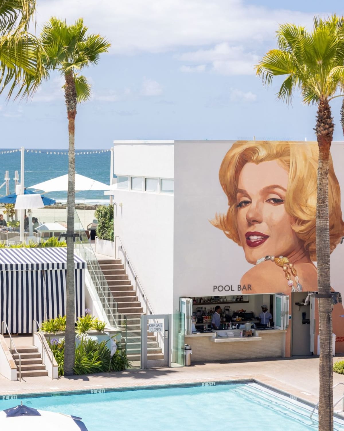 La muestra reúne fotografías inéditas, objetos de archivo y experiencias inspiradas en la actriz que filmó en el histórico hotel de San Diego. Foto: Cortesía