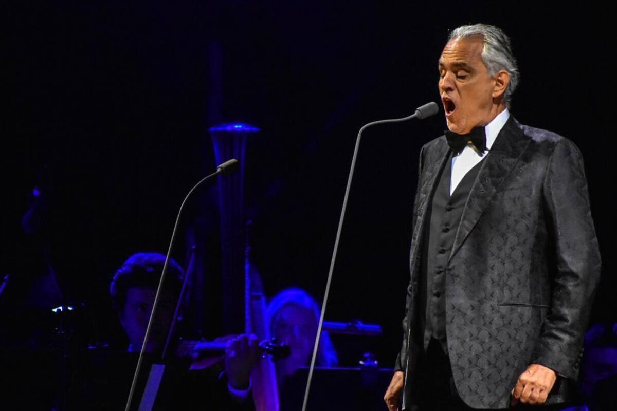 Andrea Bocelli enamora con su voz y su familia