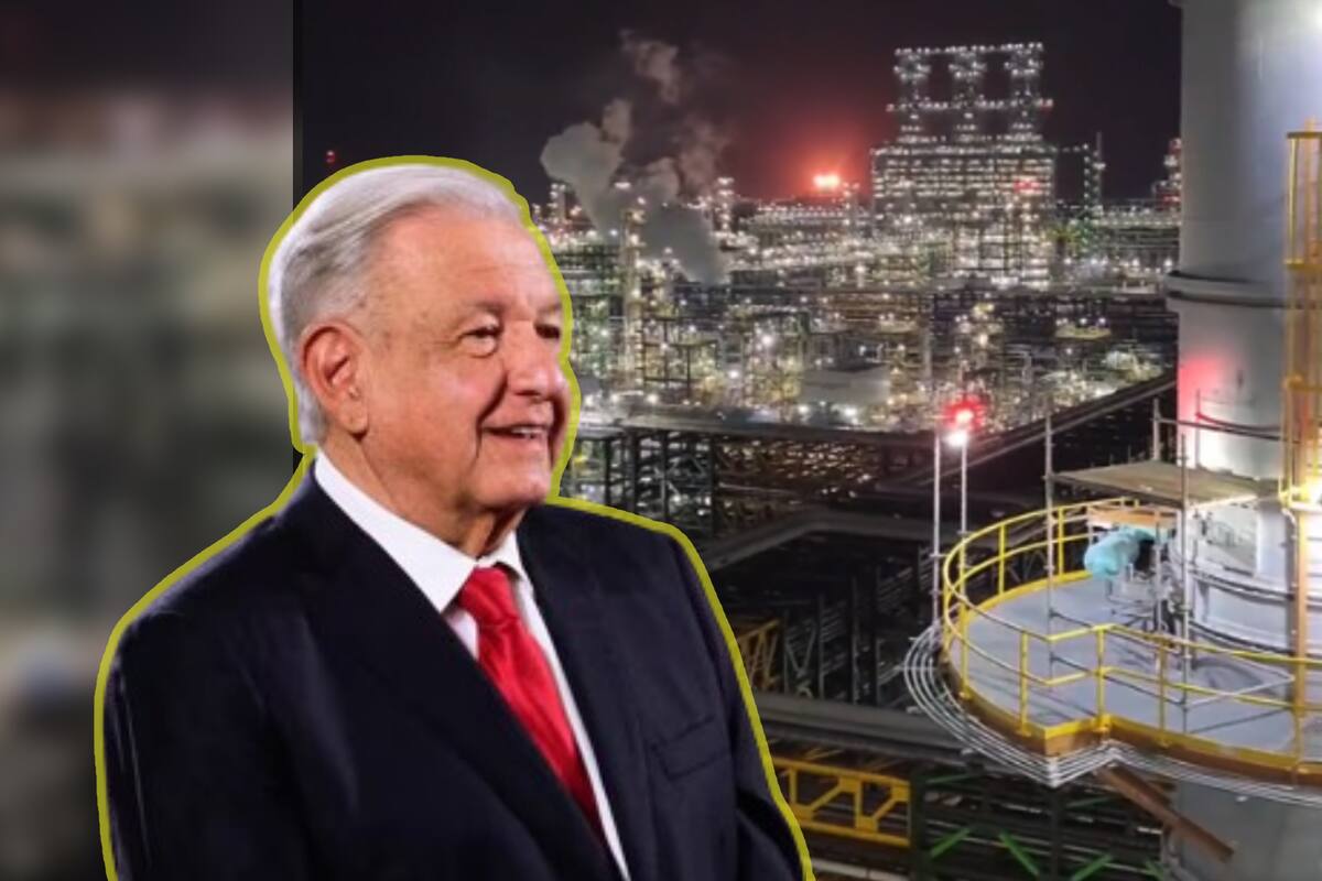 AMLO asegura que refinería Dos Bocas ya está refinando combustible
