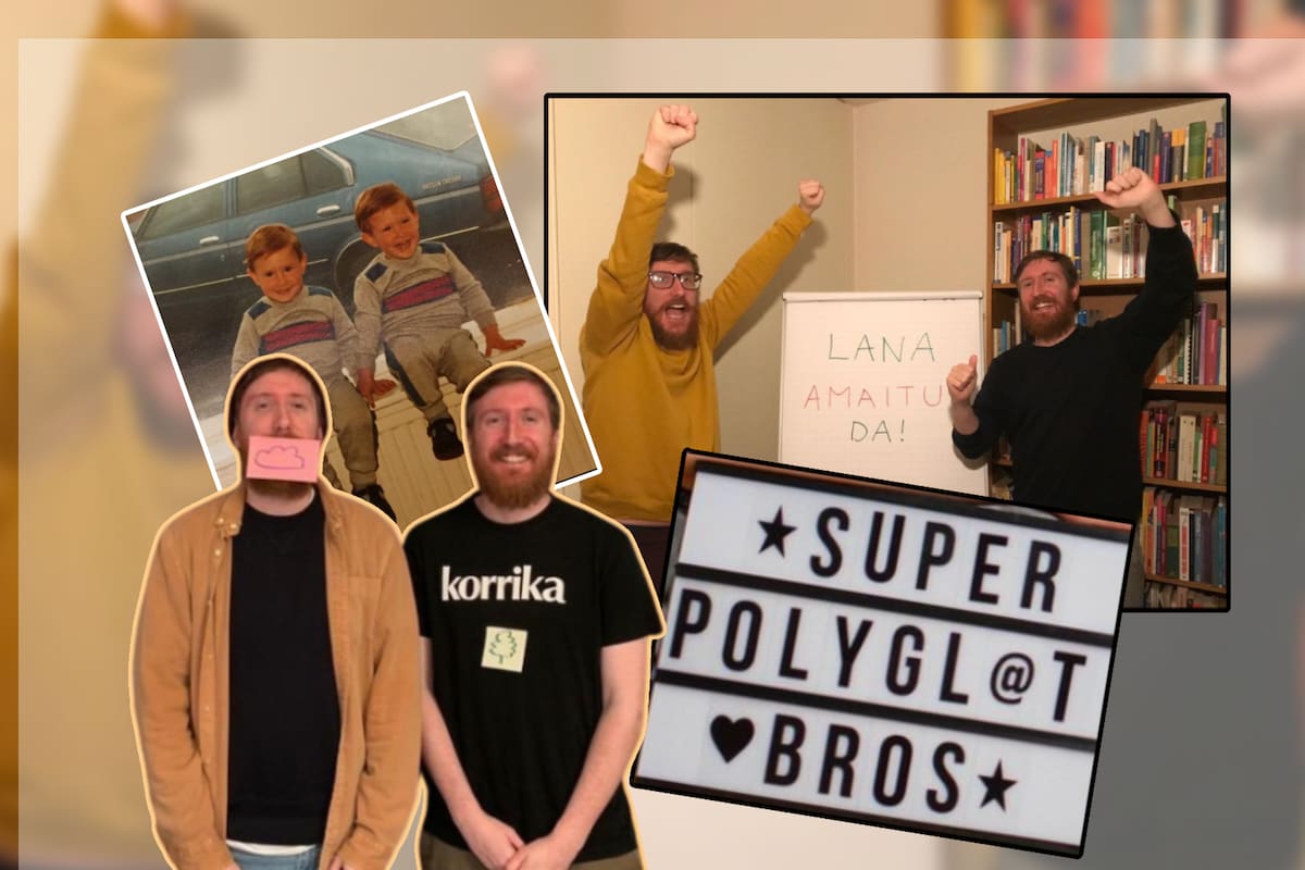 Los gemelos idénticos que hablan 26 idiomas, incluido uno que inventaron cuando eran pequeños: Esta es su historia como políglotas