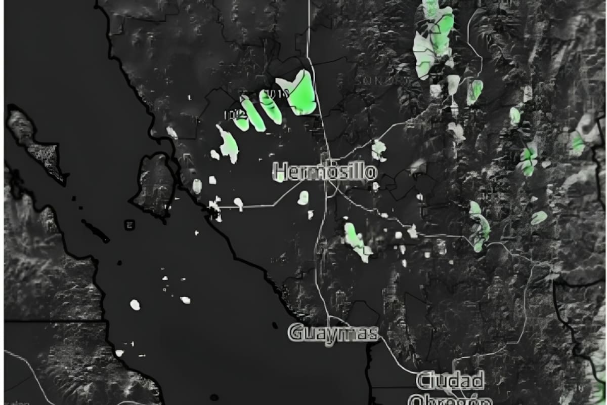 Chubascos y tormentas aisladas en Hermosillo: prevén lluvias a partir de esta noche