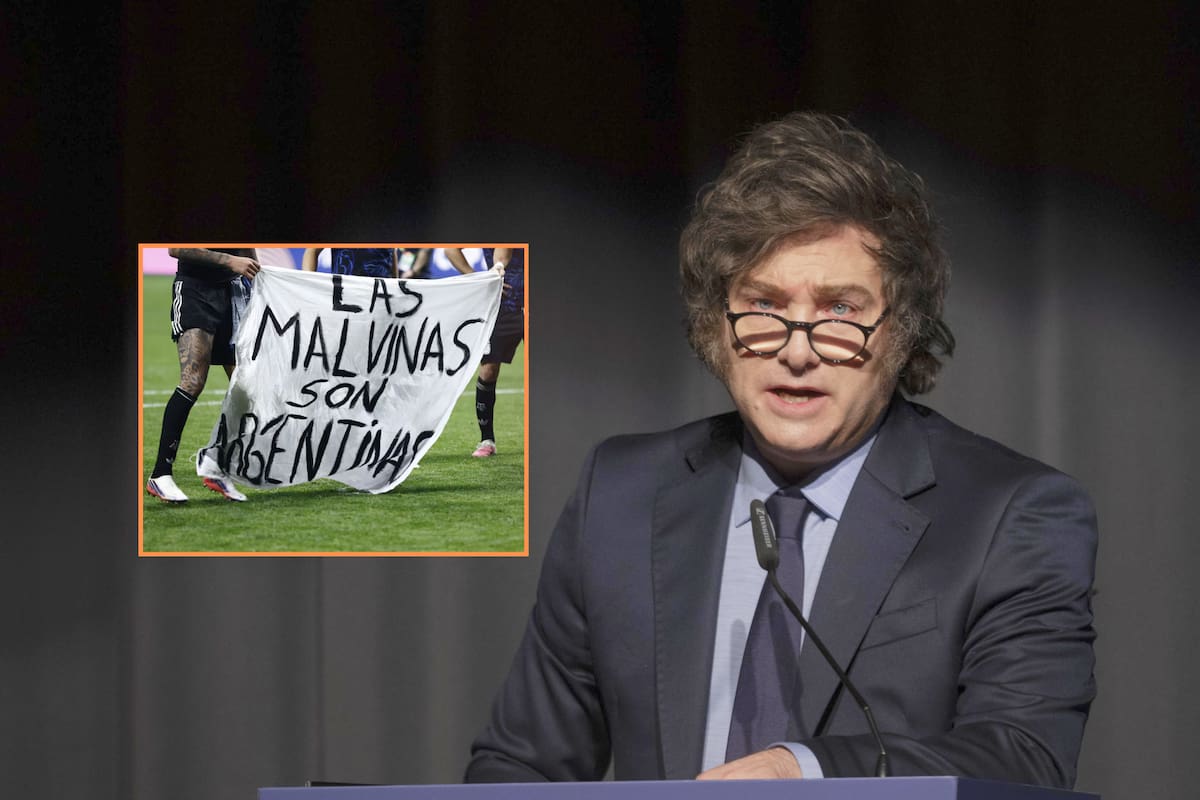 Milei respalda la pancarta de las Malvinas: “las vamos a recuperar”