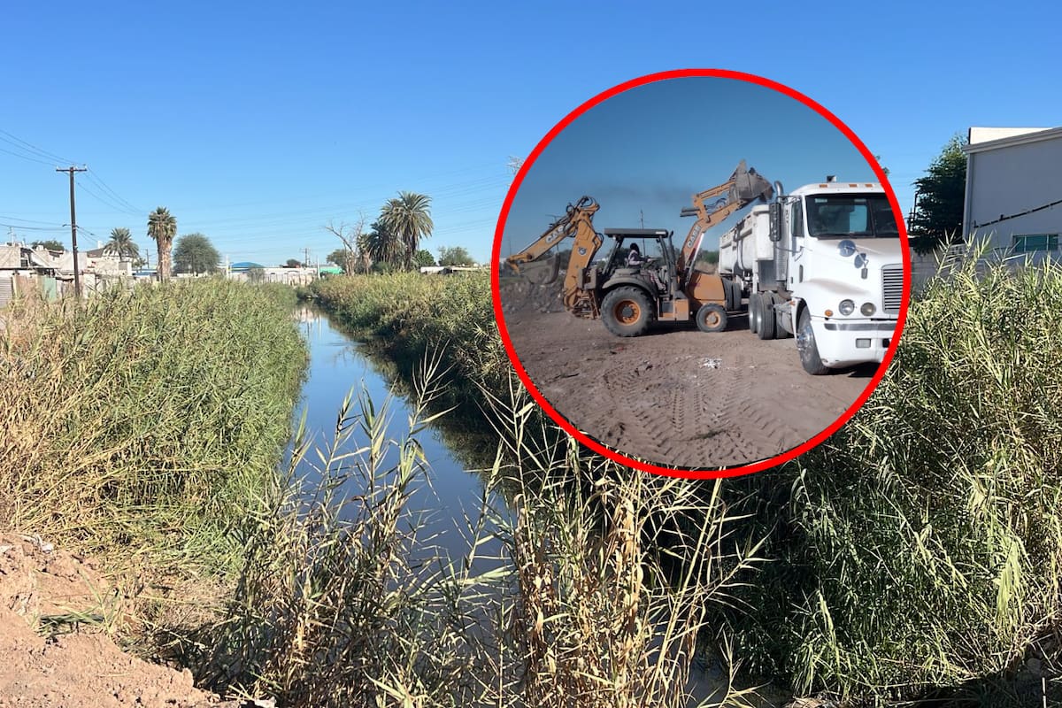 Retiran más de 80 mil toneladas de basura de drenes en Mexicali