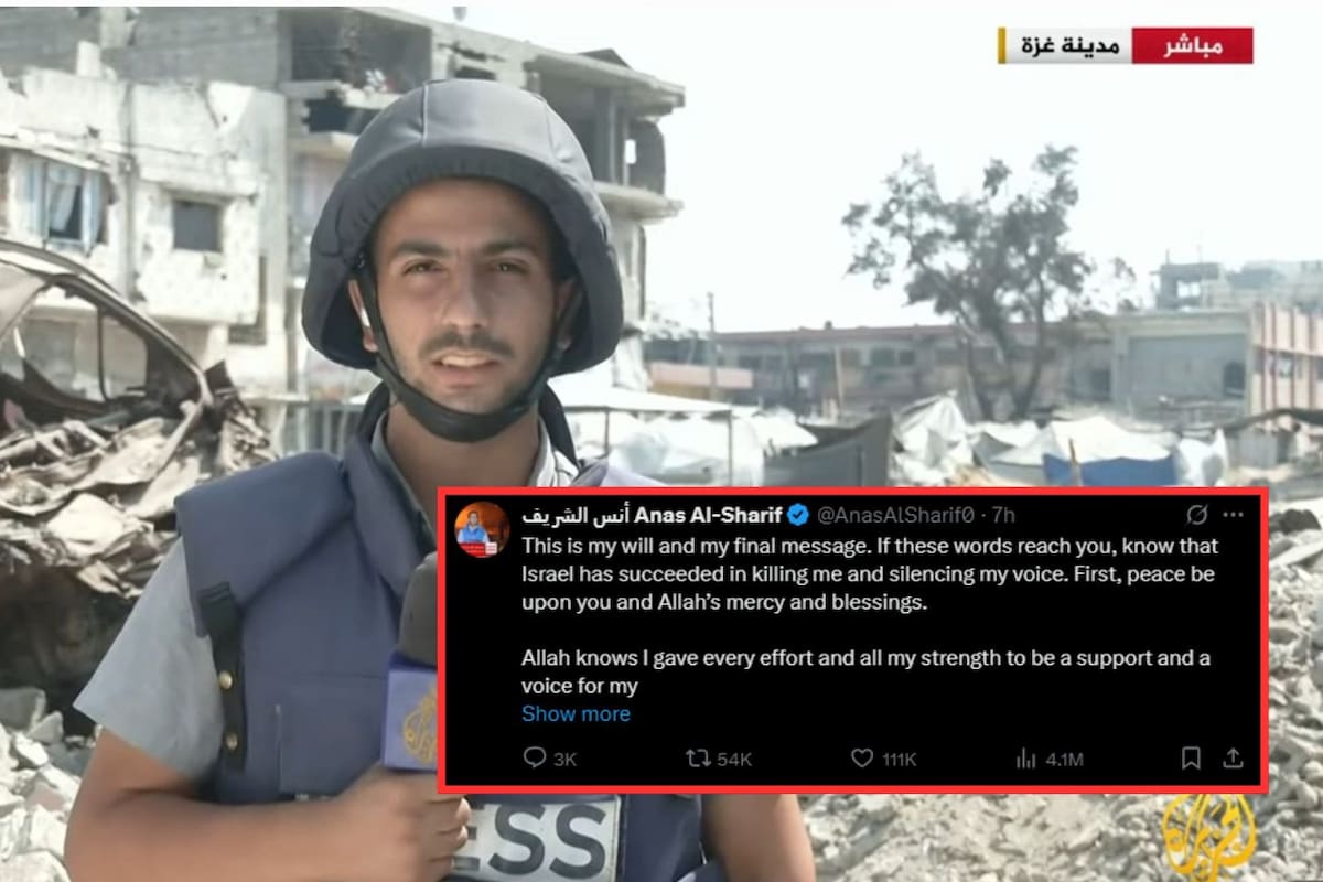 “Nunca dudé en transmitir la verdad tal como es, sin distorsión ni falsificación”: El último mensaje de Anas Al-Sharif, periodista asesinado en Gaza