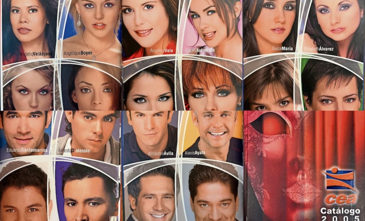 Catálogo de actrices y actores. Foto: Televisa vía El Universal