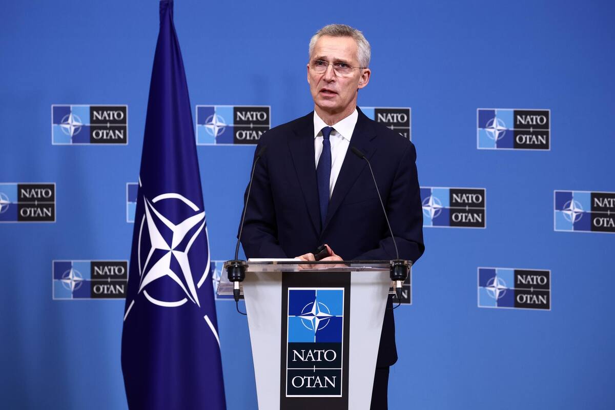 Imagen de archivo del secretario general de la OTAN, Jens Stoltenberg. EFE/EPA/STEPHANIE LECOCQ
