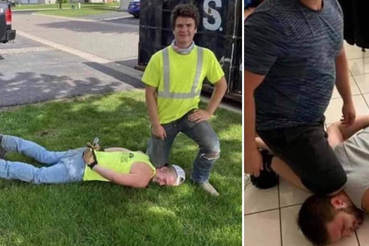 George Floyd Challenge: jóvenes hacen desagradable reto en Internet