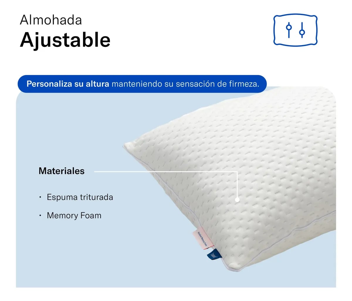 Almohada modelo Ajustable | Mercado Libre