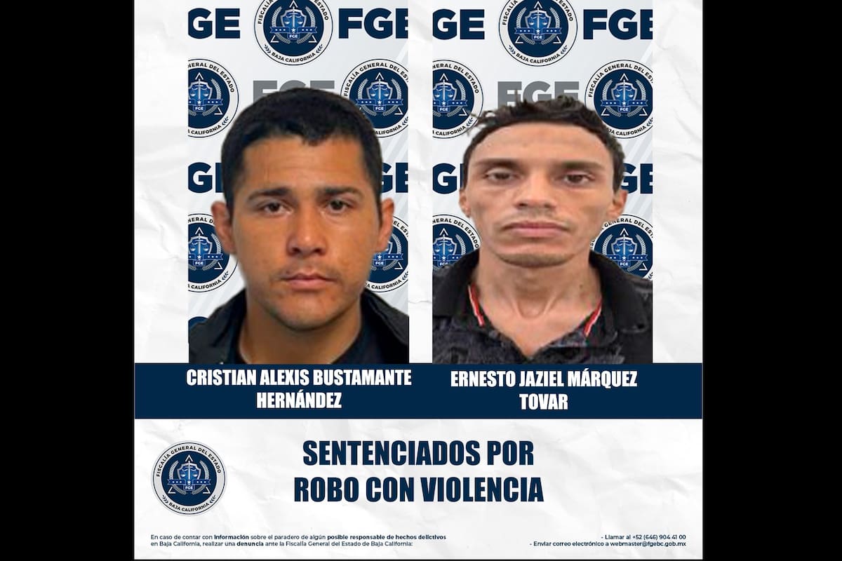 Sentencian a dos sujetos por robos con violencia en comercio y vivienda