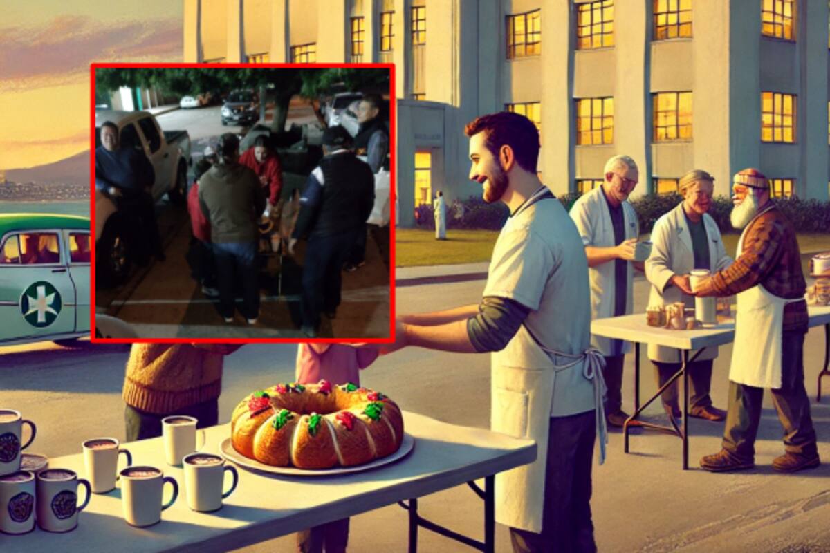 Solidaridad en Empalme: reparten rosca de Reyes y chocolate a familias en el IMSS