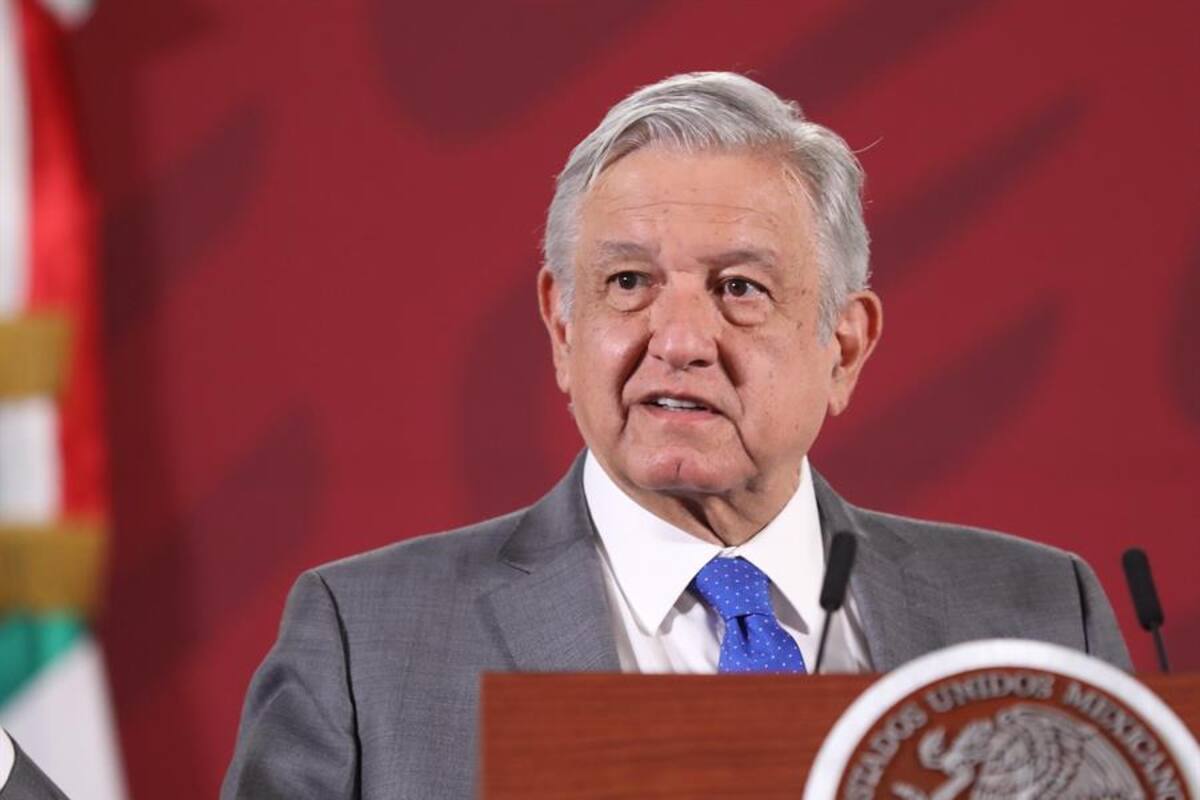Conferencia de AMLO desde Palacio Nacional