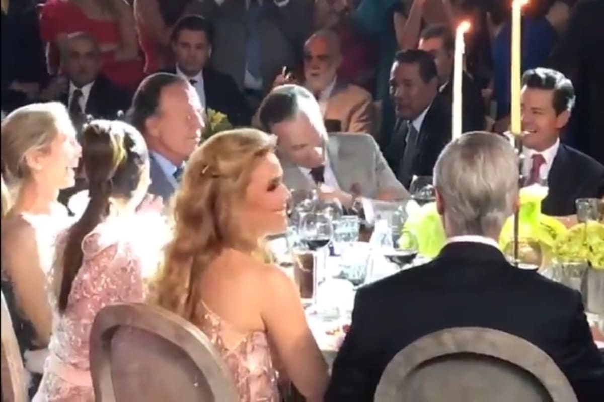 Recuerda EPN fiesta de Collado con ministros de la SCJN Luis María Aguilar y Alfredo Gutiérrez