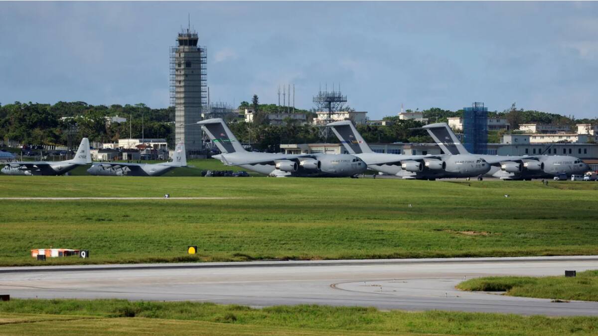Base aérea de Kadena en Kadena, Okinawa, Japón, el 24 de agosto de 2023. / Issei Kato-Reuters.