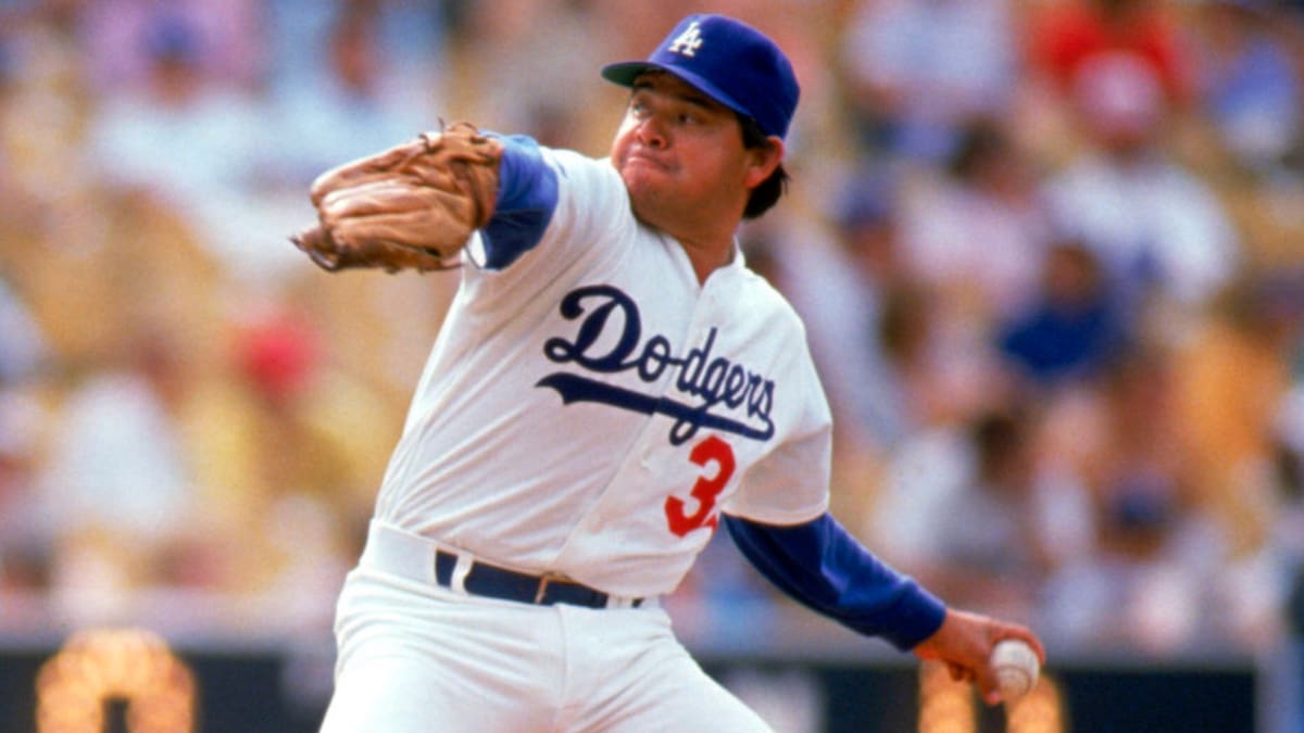 El sonorense Fernando Valenzuela durante la década de los 80's con los Dodgers de Los Ángeles. | Foto: Cortesía.