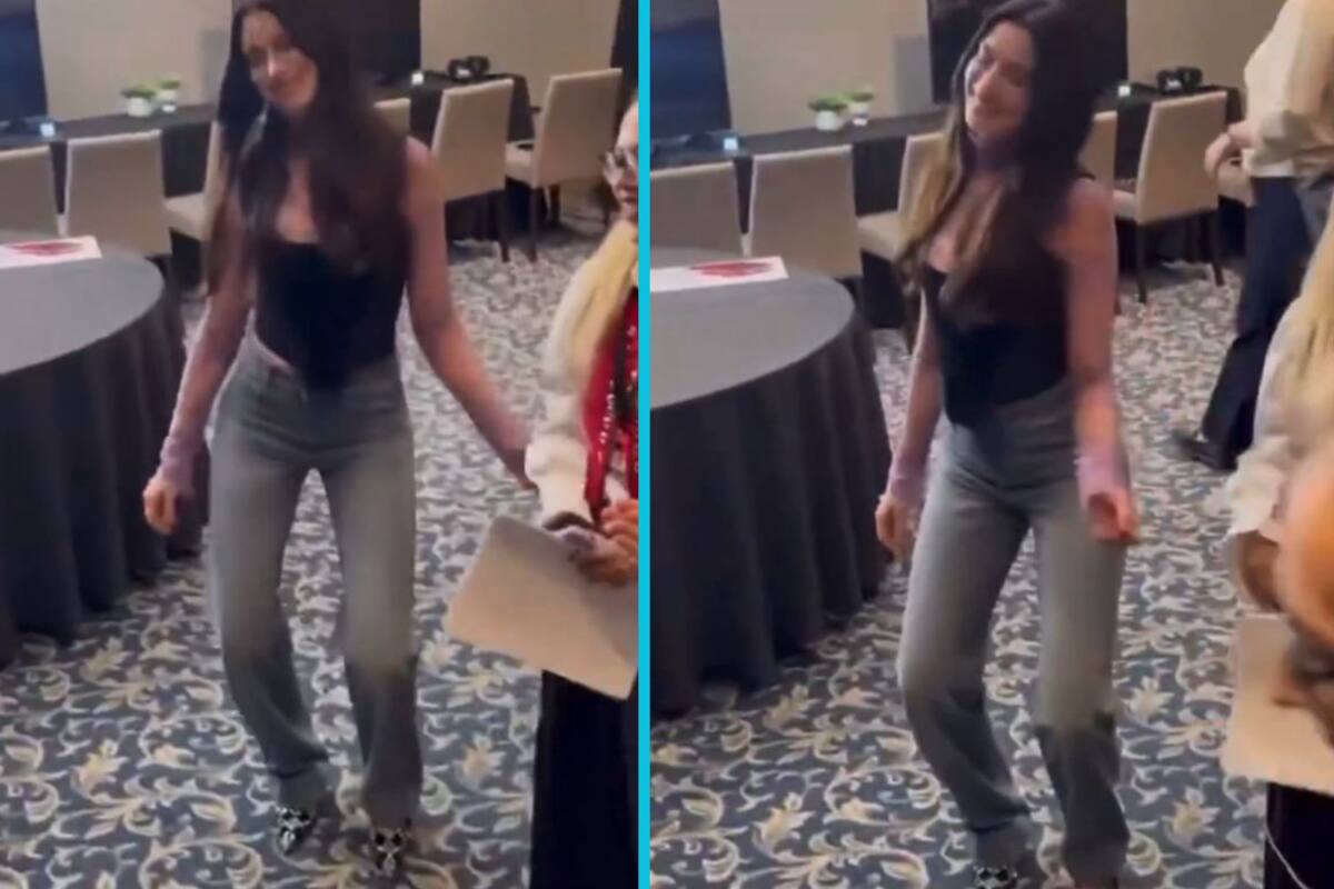 Anne Hathaway baila al ritmo de “Cómo te voy a olvidar” de Los Ángeles Azules en CDMX y conquista a sus fans
