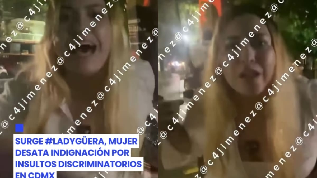 “Asquerosa morena, fea”: captan a mujer insultando a varias personas en calles de la CDMX; ya la apodan “Lady Güera”