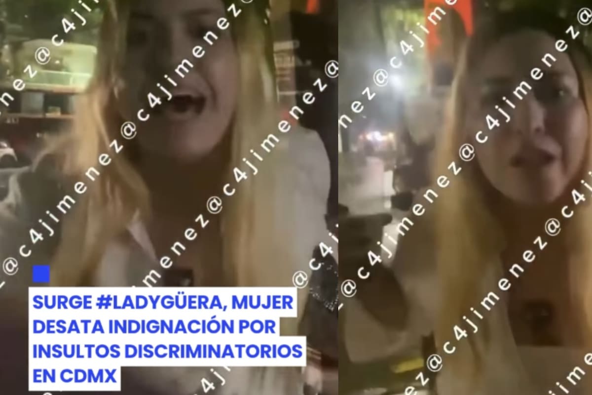 “Asquerosa morena, fea”: captan a mujer insultando a varias personas en calles de la CDMX; ya la apodan “Lady Güera”