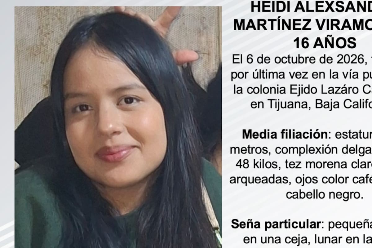 Se busca a Heidi Alexsandra Martínez Viramontes de 16 años