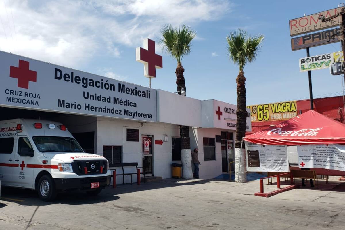 Cruz Roja Mexicali lista para atender emergencias no Covid